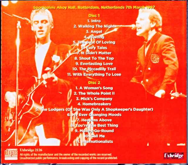 Style Council/Netherlands 1987 Complete