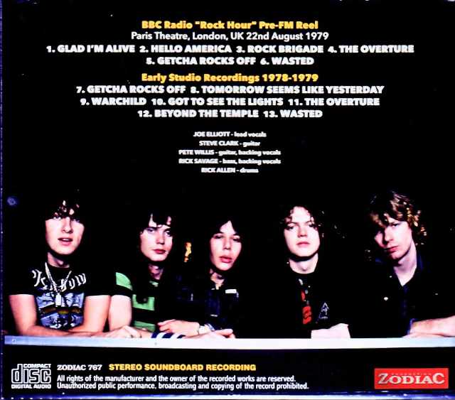 Def Leppard/London,UK 1979 & Demos Soundboard Edition