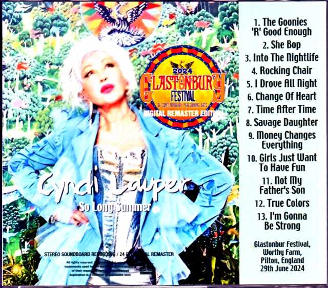 Cyndi Lauper/England,UK 2024 Complete S & V Remastered