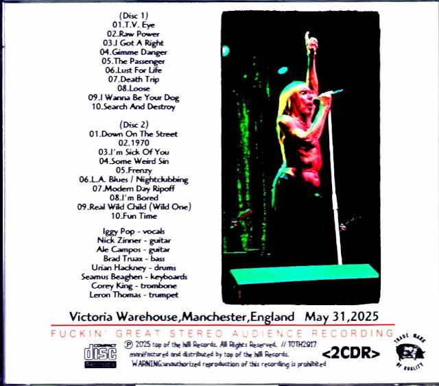 Iggy Pop/England,UK 05.31.2025 Complete