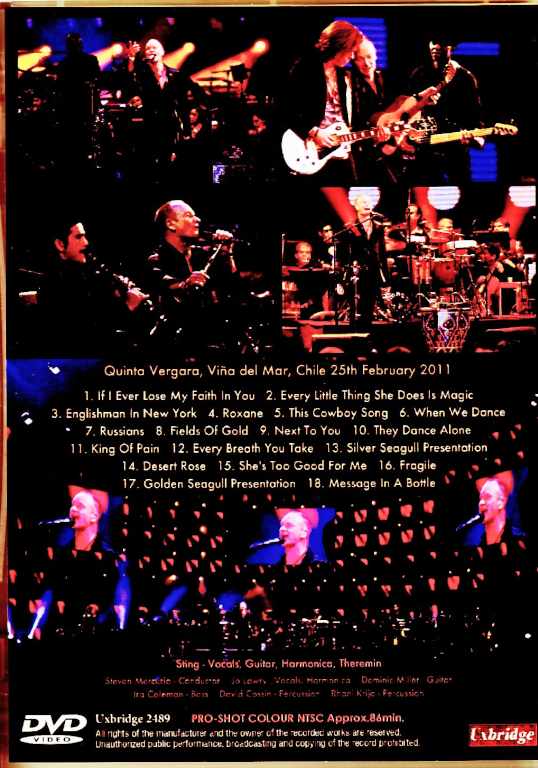Sting/Chile 2011 Multi-Cam Edition