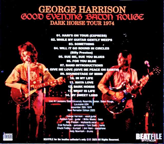 George Harrison/LO,USA 11.26.1974