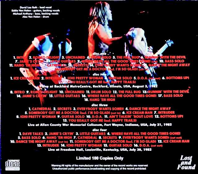 Van Halen/US Tour 1982 Collection