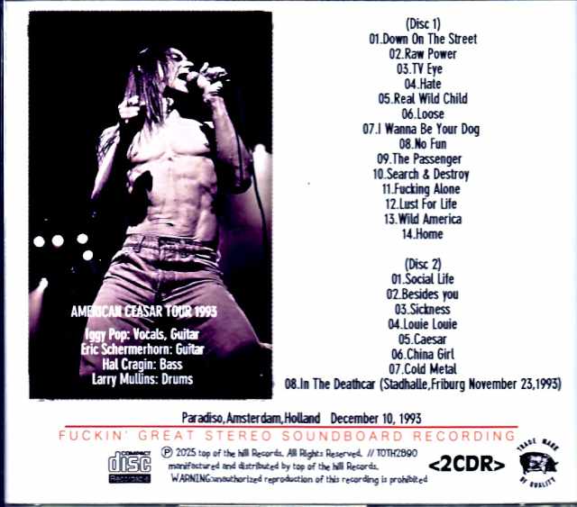 Iggy Pop/Holland 1993 & more