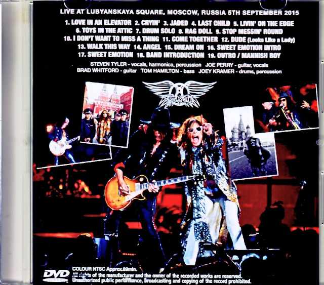 Aerosmith/Russia 2015 Complete Jewel Version