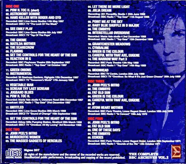 Pink Floyd Ultimate Collection of BBC Sessions and Live Performances 1967-1971