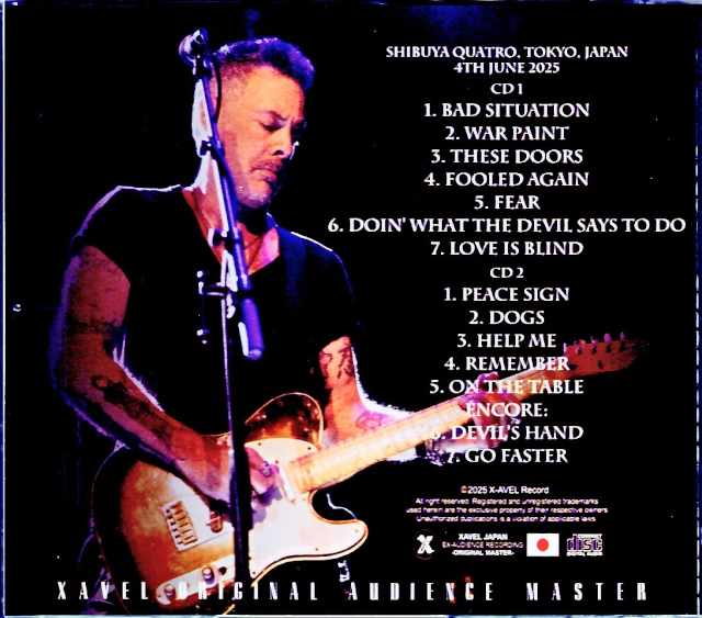 Richie Kotzen/Tokyo,Japan 2025 S & V Complete