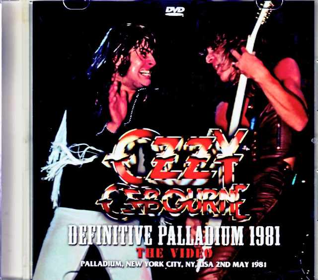 Ozzy Osbourne Randy Rhodes / NY, USA 1981 2 Shows Upgrade Jewel Version
