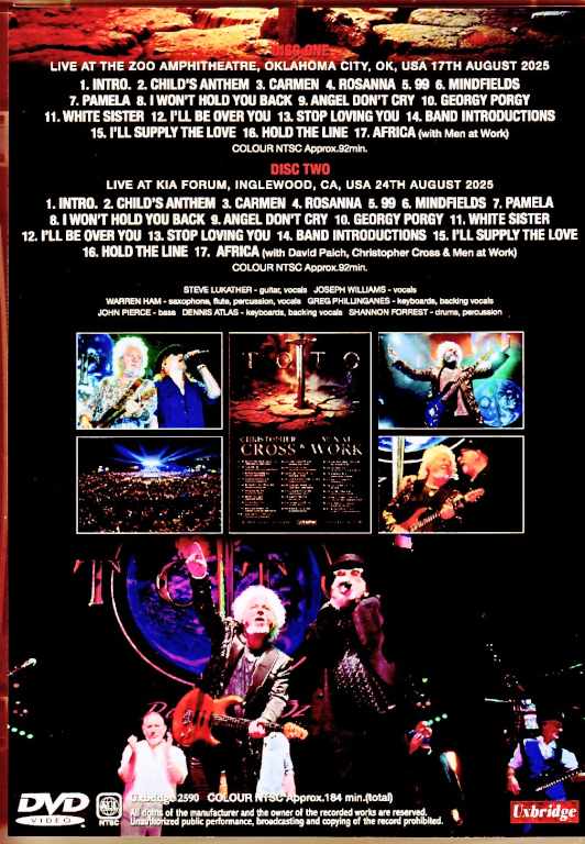 Toto/OK,USA 2025 & more Complete