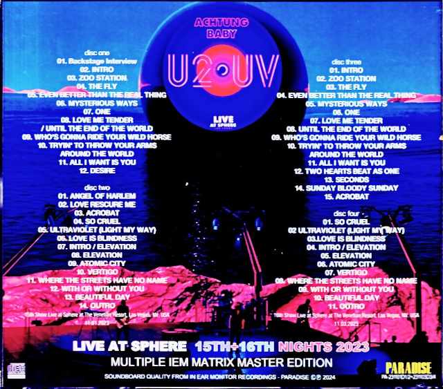 U2 U2/NV,USA 2023 2Day IEM Matrix Edition
