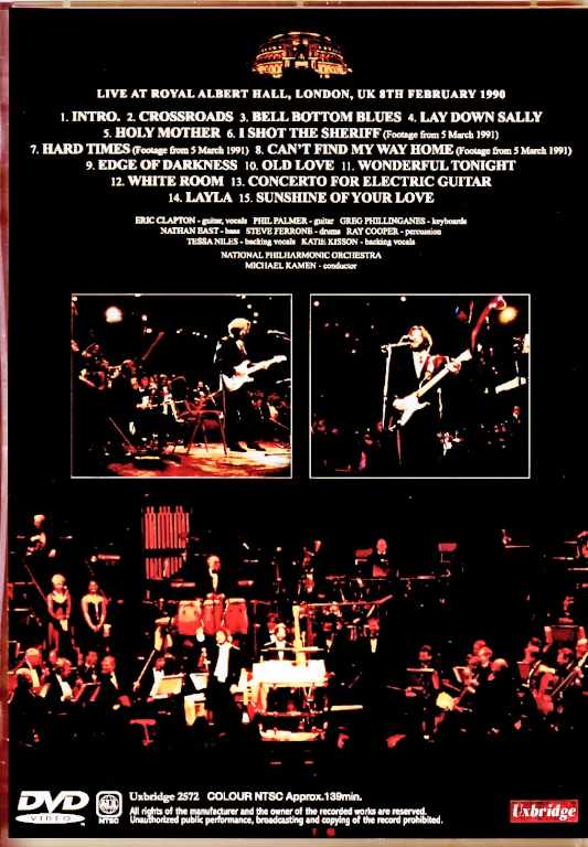 Eric Clapton/London,UK 02.08.1990 Complete