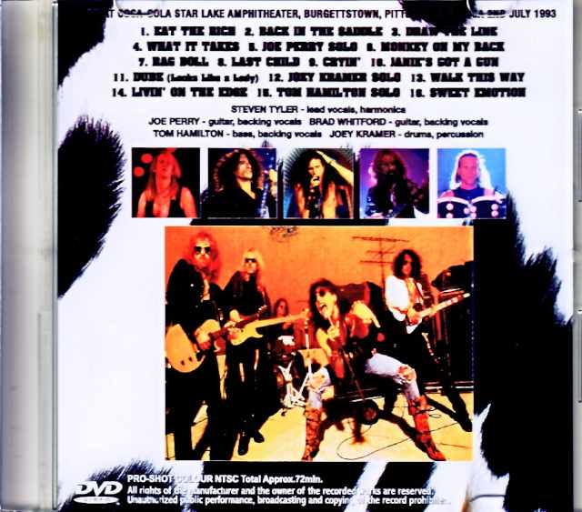 Aerosmith/PA,USA 1993 Multi-Cam Edition Jewel Version
