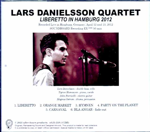 Lars Danielsson Liberetto Lars Danielsson/Germany 2012