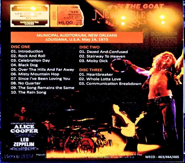 Led Zeppelin/LA,USA 1973 Soundboard Remastered Edition