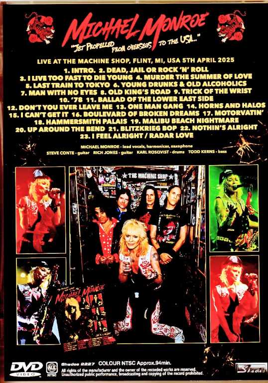 Michael Monroe Michael Monroe/MI,USA 2025 Complete