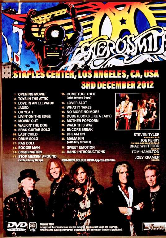 Aerosmith/CA,USA 2012 Complete