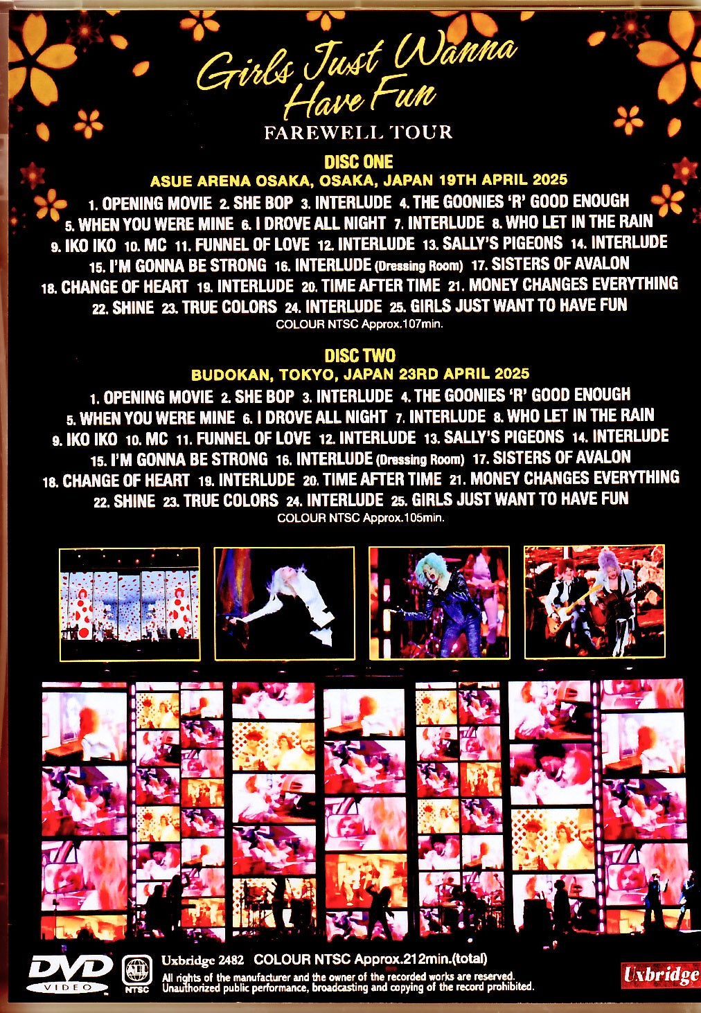 Cyndi Lauper/Tokyo & Osaka,Japan 2025 Complete