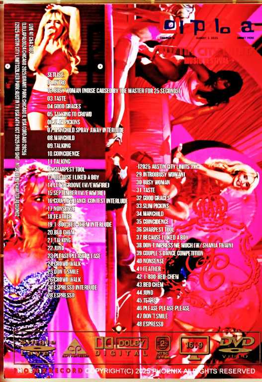 Sabrina Carpenter/IL,USA 2025 & more Multi-Cam Edition