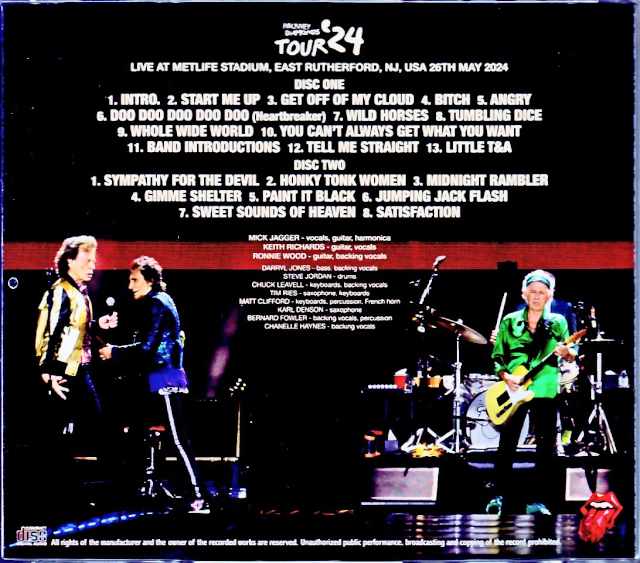 Rolling Stones/NJ,USA 5.26.2024 Complete Upgrade