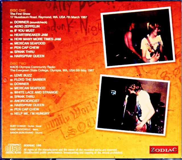 Nirvana/WA,USA 1987 & more