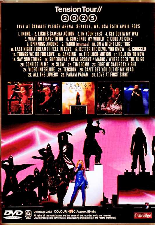 Kylie Minogue Kylie Minogue/WA,USA 2025 Complete