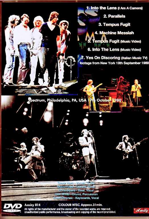 Yes/PA,USA 1980 Super 8mm Edition & more