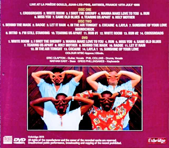 Eric Clapton/France 07.12.1986 & more