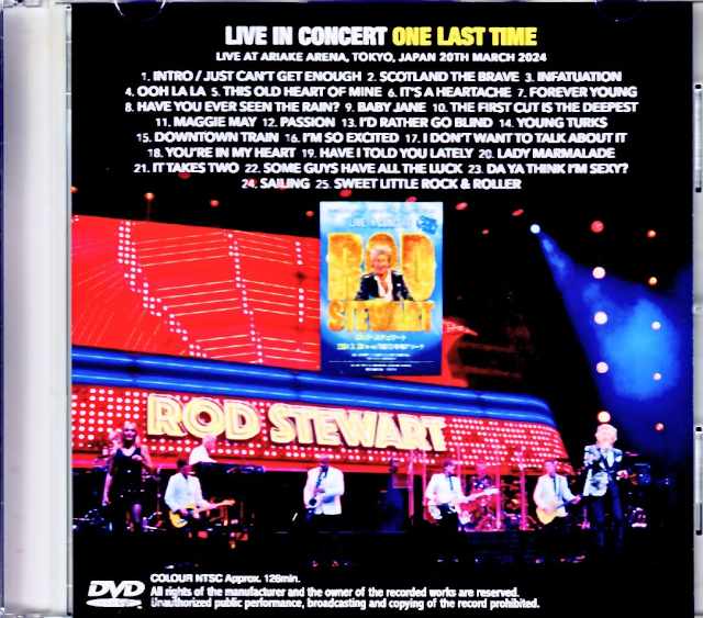 Rod Stewart Rod Stewart/Tokyo,Japan 2024 Complete Multi-Cam Edition Jewel Version