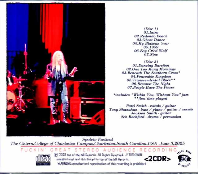 Patti Smith Quartet Patti Smith/SC,USA 06.03.2025