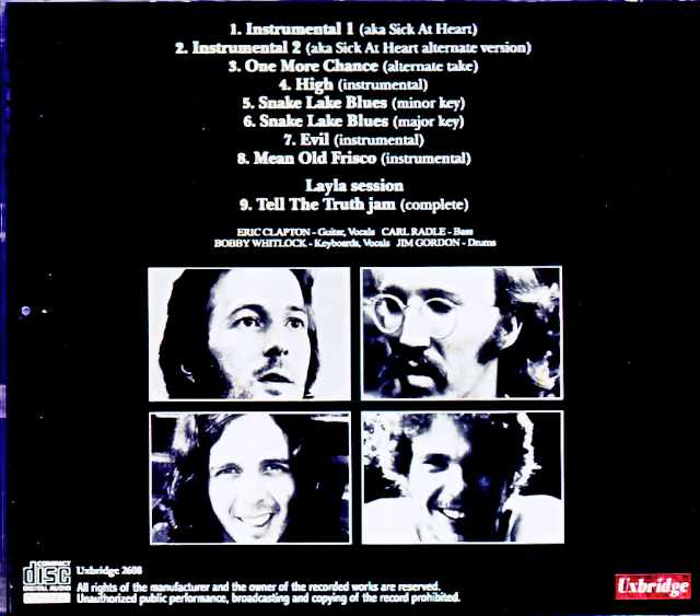 Derek and the Dominos/Second Album Unreleased Master Soundboard Edition
