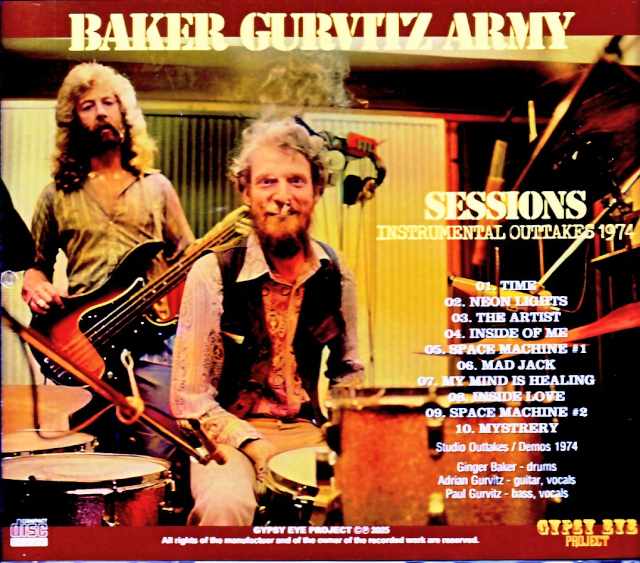 Baker Gurvitz Army/Studio Outtakes Demos 1974