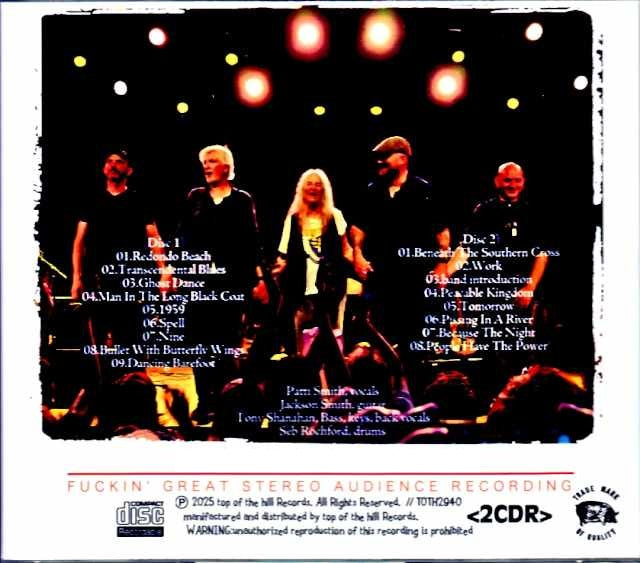 Patti Smith Quartet Patti Smith/Switzerland 07.22.2025 Complete