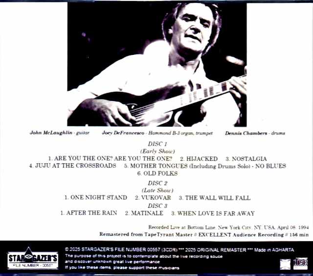 John McLaughlin Free Spirits John McLaughlin/NY,USA 1994 Remastered