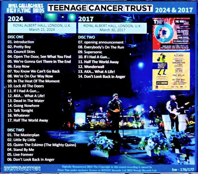 Noel Gallagher's High Flying Birds Noel Gallagher/London,UK 2024 Complete & more