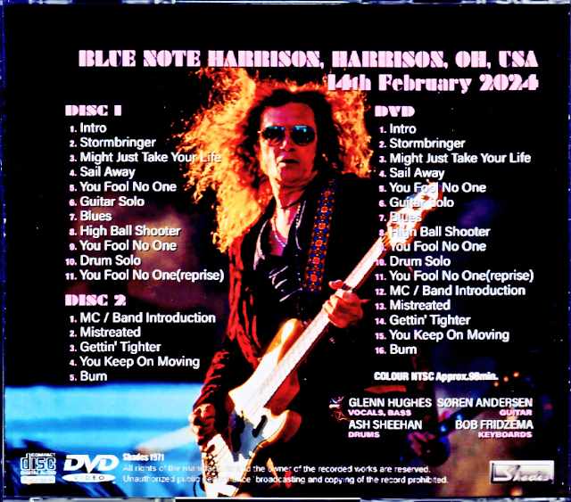 Glenn Hughes Glenn Hughes/OH,USA 2024 Complete 3Matrix Recording Edition & more