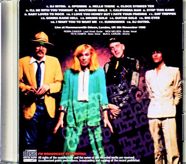 Cheap Trick/London, UK 1980 FM Broadcast Edition