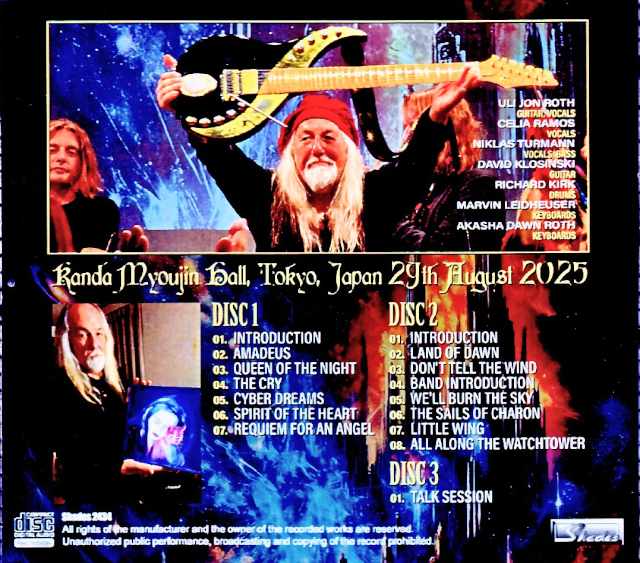 Uli Jon Roth Uli Jon Roth/Tokyo,Japan 08.29.2025 Complete
