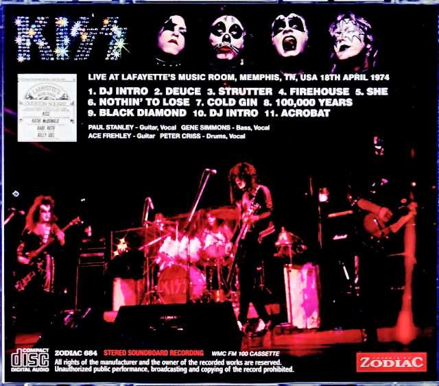 Kiss/TN,USA 1974 Complete Soundboard Edition