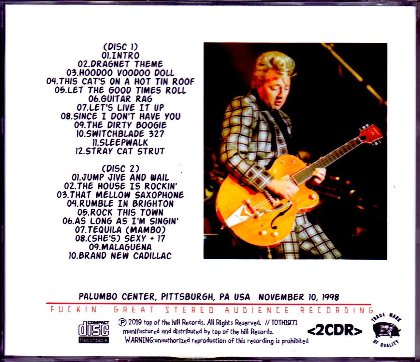 Brian Setzer Orchestra Brian Setzer/PA,USA 1998