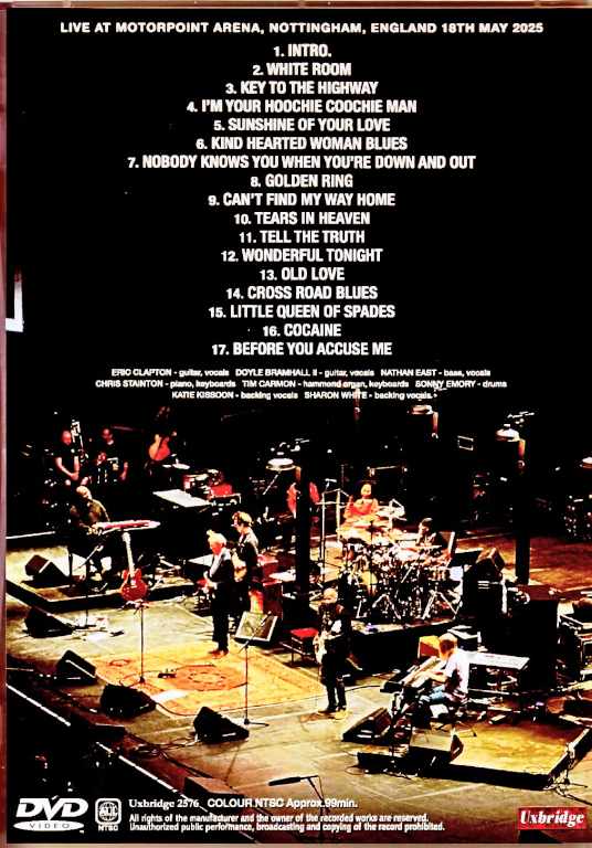 Eric Clapton/England,UK 05.18.2025 Complete Upgrade