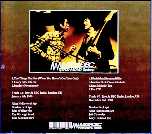 Allan Holdsworth Gordon Beck/London,UK 1980 & more