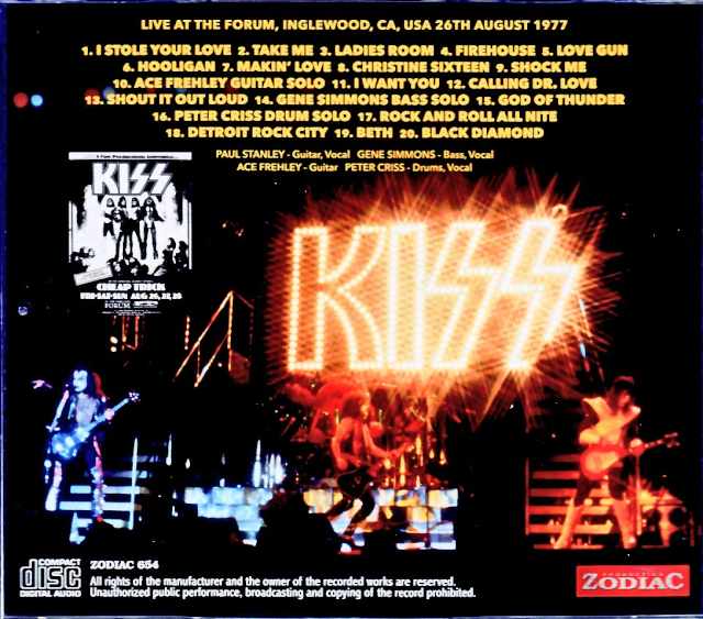 Kiss/CA,USA 8.26.1977 Complete