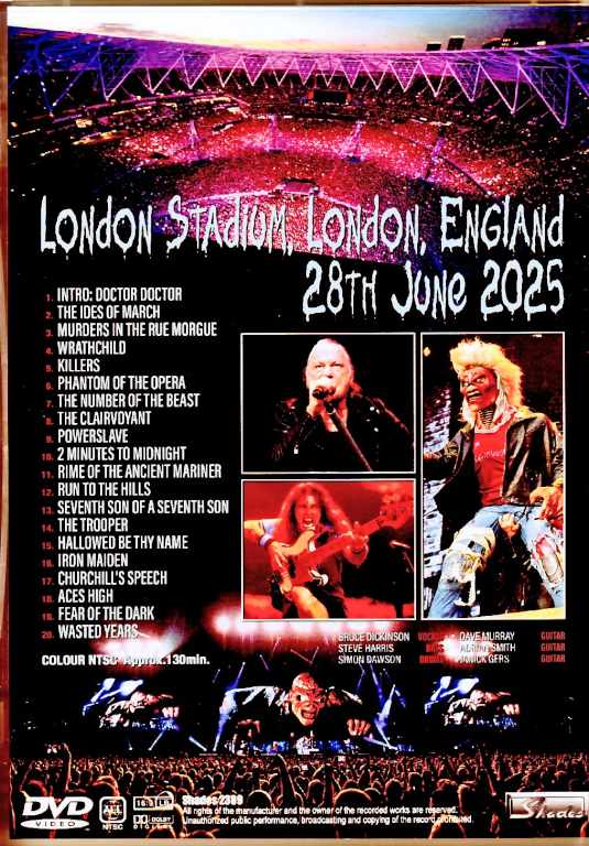 Iron Maiden/London,UK 2025 Complete