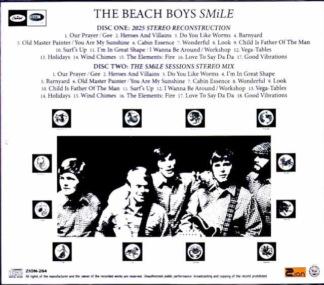 Beach Boys/Smile Reconstructed and a Stereo mix of the Sessions Edition