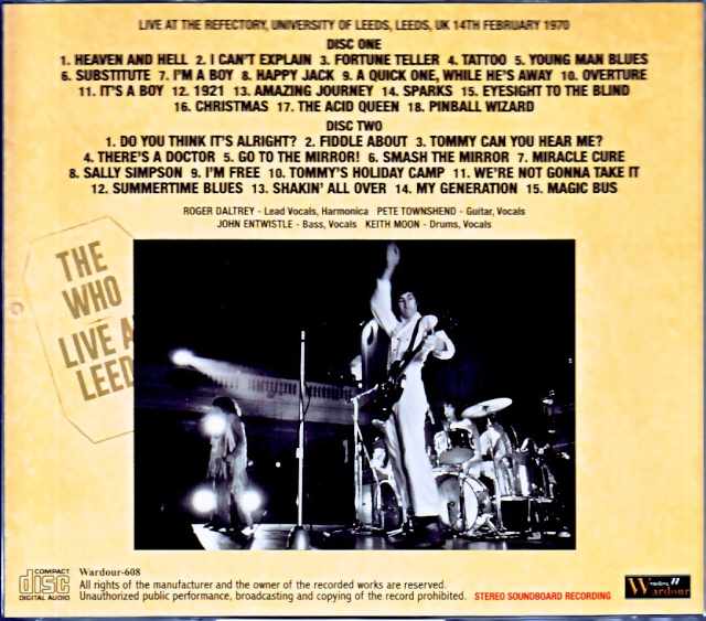 Who,The Who/England,UK 1970 Complete Upgrade