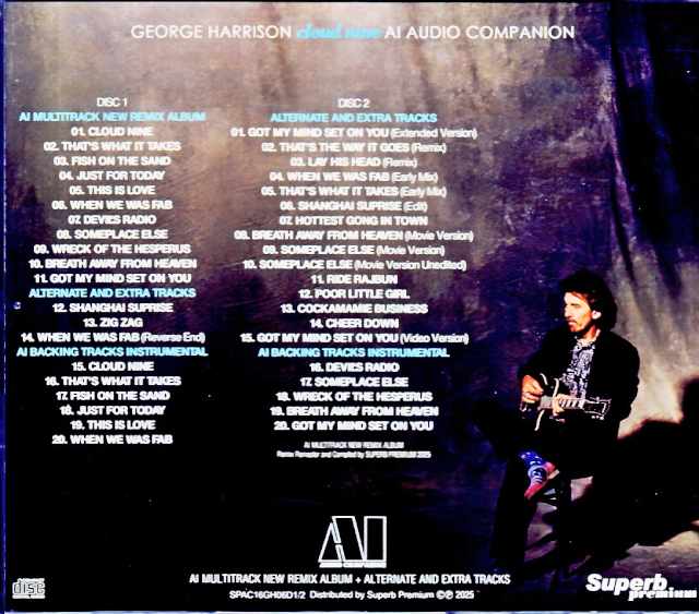 George Harrison/Cloud Nine AI Multitrack New Remix and Alternate Extra Tracks