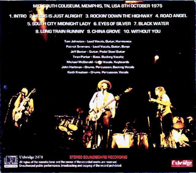 Doobie Brothers/TN,USA 10.08.1975 Soundboard Edition