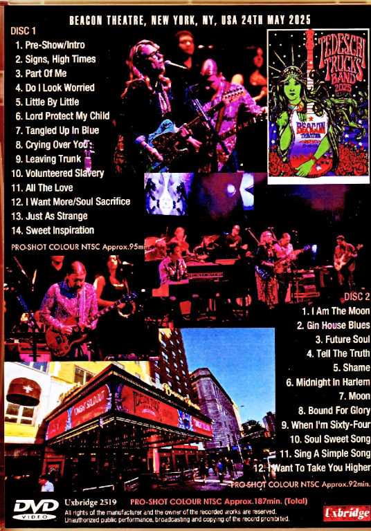Tedeschi Tracks Band/NY,USA 2025 Complete Multi-Cam Shot Edition