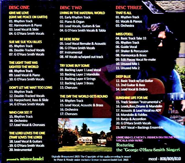 George Harrison Living in the Material World Mixing Desk