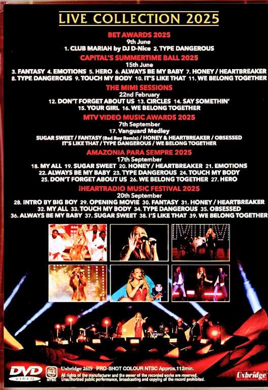 Mariah Carey/Pro-shot & Broadcast Compilation 2025